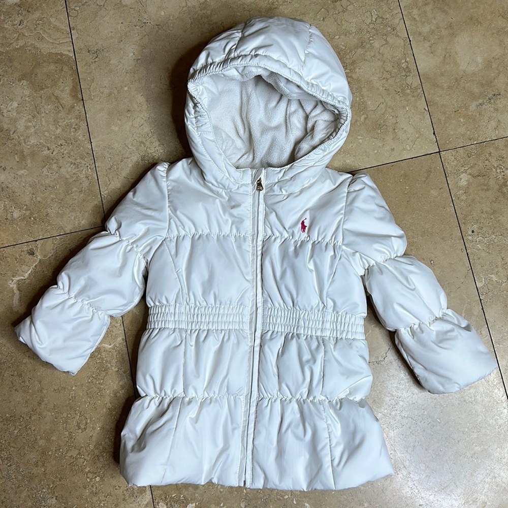 Ralph Lauren Girls puffer jacket- size 24 months